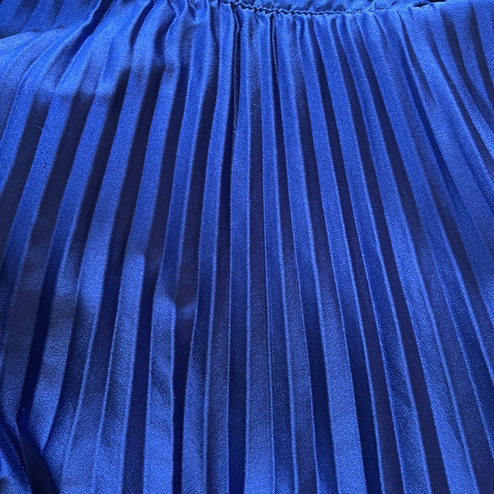 DELFI Zulay blue pleated dress - Picture 7 of 7